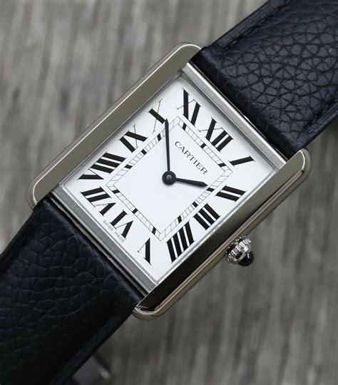 cartier tank large|cartier tank large on wrist.